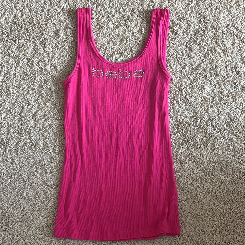 Bebe Pink Tank Top